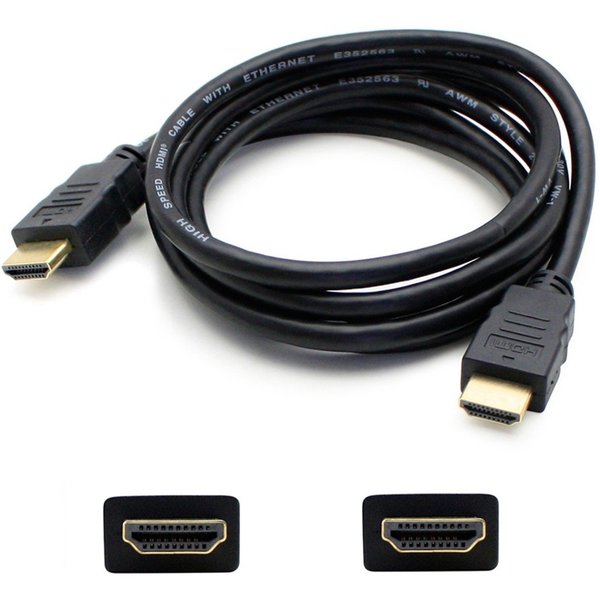 Add-On Addon 10.67M (35.00Ft) Hdmi Male To Male Black Cable HDMIHSMM35-5PK